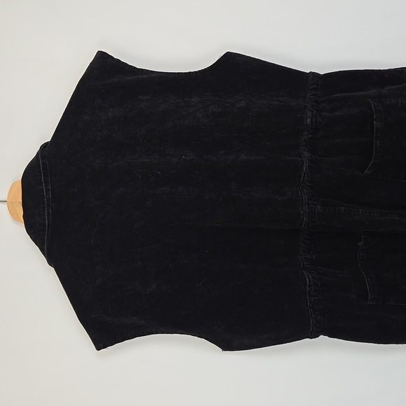 POL Black Corduroy Sleeveless Jumpsuit - Size Large - Picture 6 of 11
